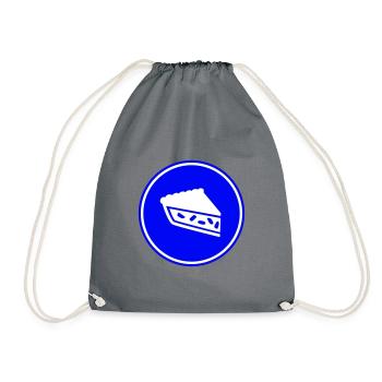Apple pie - Drawstring Bag - grey - Front