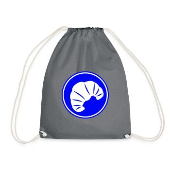 Croissant Symbol - Turnbeutel - Grau - Vorne
