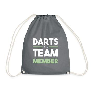 Darts Team - Turnbeutel - Grau - Vorne