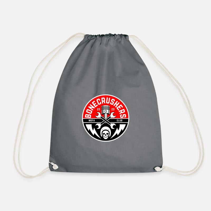 Bonecrushers wrench logo - Turnbeutel - Grau