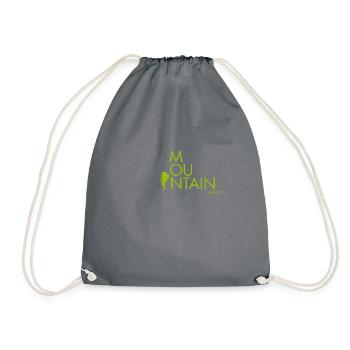 Mountain always - Drawstring Bag - grey - Front