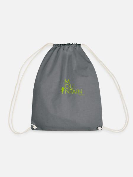 Mountain always - Drawstring Bag - grey