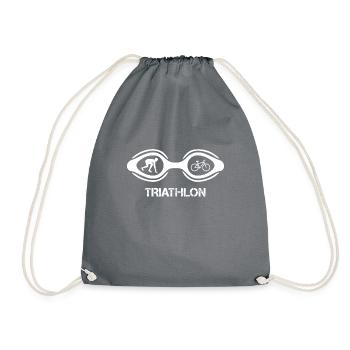 Triathlon - Drawstring Bag - grey - Front
