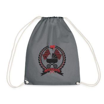 Poussette bébé Antifa - Sac de sport léger - gris - Devant