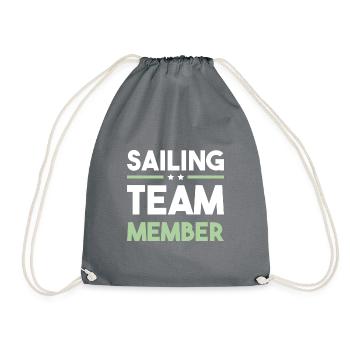Équipe de voile - Sac de sport léger - gris - Devant