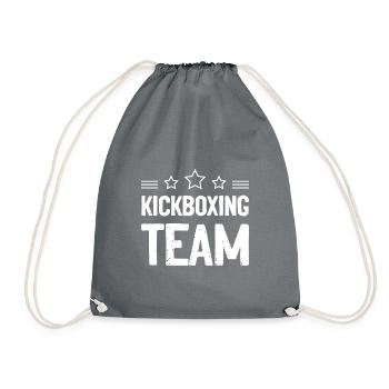 Kickboxing Team - Drawstring Bag - grey - Front