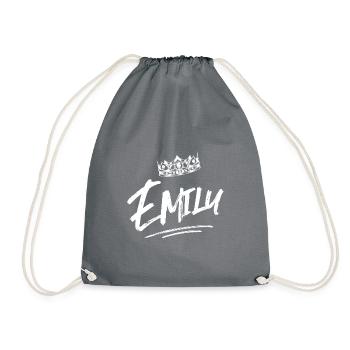 Emily - Turnbeutel - Grau - Vorne