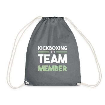 Équipe de kickboxing - Sac de sport léger - gris - Devant