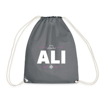 Ali - Turnbeutel - Grau - Vorne