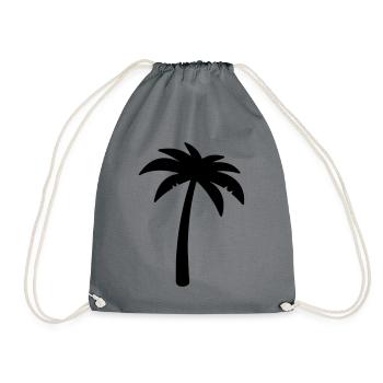 symbole de la paume - Sac de sport léger - gris - Devant