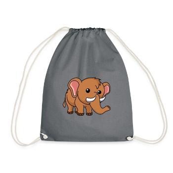 Mammoth Comic Animal - Sac de sport léger - gris - Devant