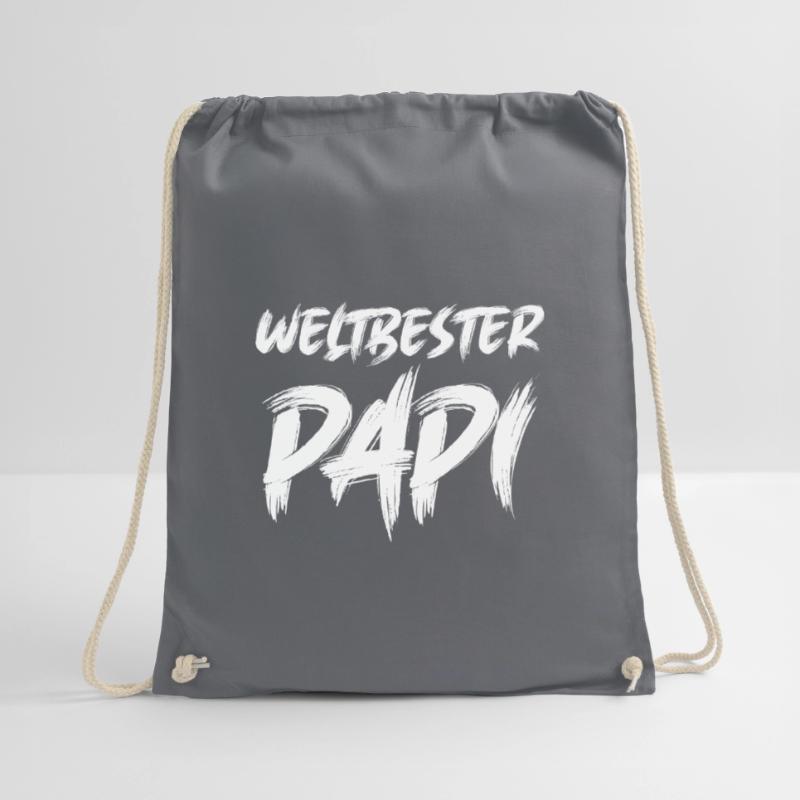 Weltbester Papi Papa Saurus Papi Schweiz Turnbeutel