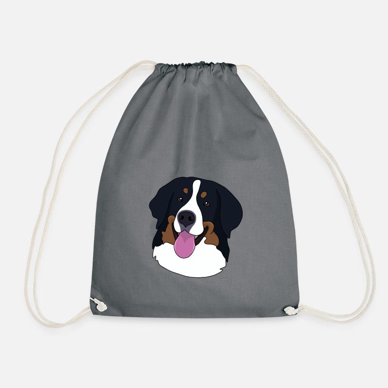 Berner Sennenhund - Turnbeutel - Grau