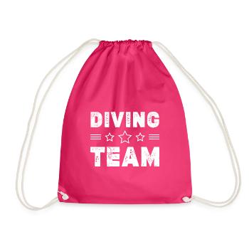 Équipe de plongée - Sac de sport léger - fuchsia - Devant