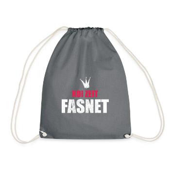 Cadeau de carnaval de la sorcière Guggen pour le temps des koïs Fasnet - Sac de sport léger - gris - Devant