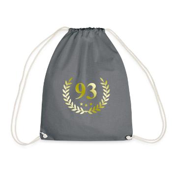 93 Couronne numérique - Sac de sport léger - gris - Devant