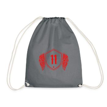 11 Nombre d’armoiries - Sac de sport léger - gris - Devant