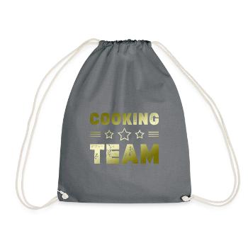 Cooking Team - Drawstring Bag - grey - Front