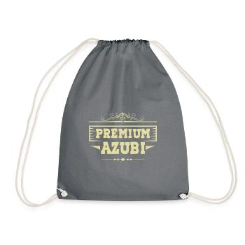 Premium Azubi - Turnbeutel - Grau - Vorne
