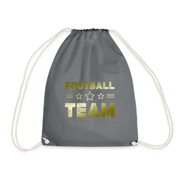 Football Team - Drawstring Bag - grey - Front