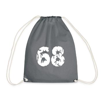 Maillot 68 Numéro - Sac de sport léger - gris - Devant