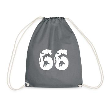 Maillot 66 numéros - Sac de sport léger - gris - Devant