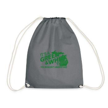 IT'S A GREEN & WHITE THING YOU WOUDL'T UNDERSTAND - Drawstring Bag - grey - Front