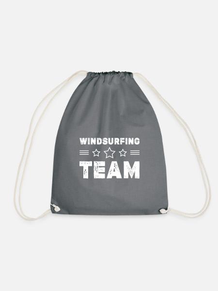 Windsurfing Team - Turnbeutel - Grau