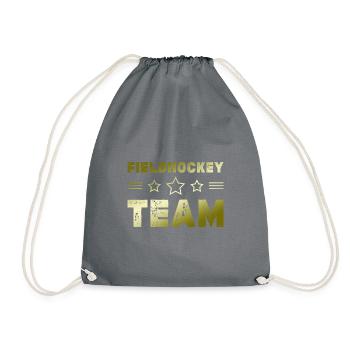 Fieldhockey Team - Turnbeutel - Grau - Vorne