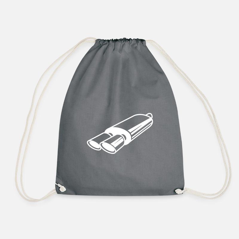 Auspuff Tuning - Turnbeutel - Grau