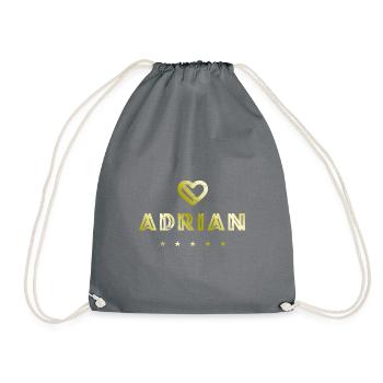 Adrian Herz - Sac de sport léger - gris - Devant