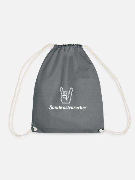 Sandkastenrocker - Rock and Roll Musik - Turnbeutel - Grau