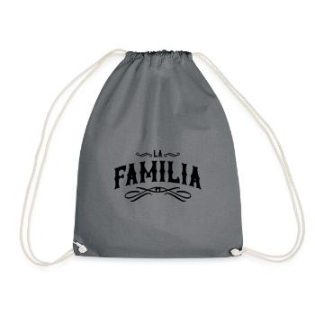 la familia - Sac de sport léger - gris - Devant