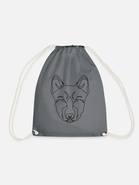Stylized Dog - Sac de sport léger - gris