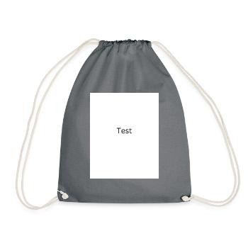 Test - Turnbeutel - Grau - Vorne