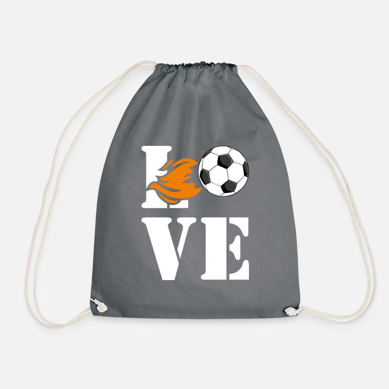 Fußball-Liebhaber - Turnbeutel - Grau