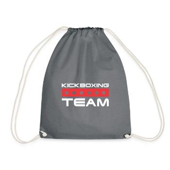 Équipe de kickboxing - Sac de sport léger - gris - Devant