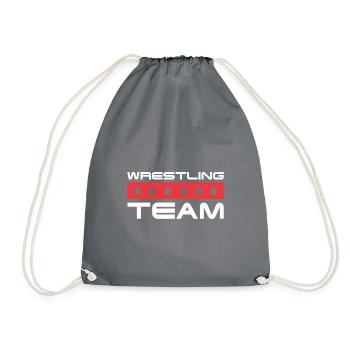 Wrestling Crew - Turnbeutel - Grau - Vorne