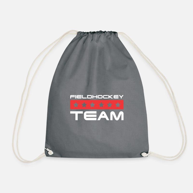 Field Hockey Crew - Drawstring Bag - grey