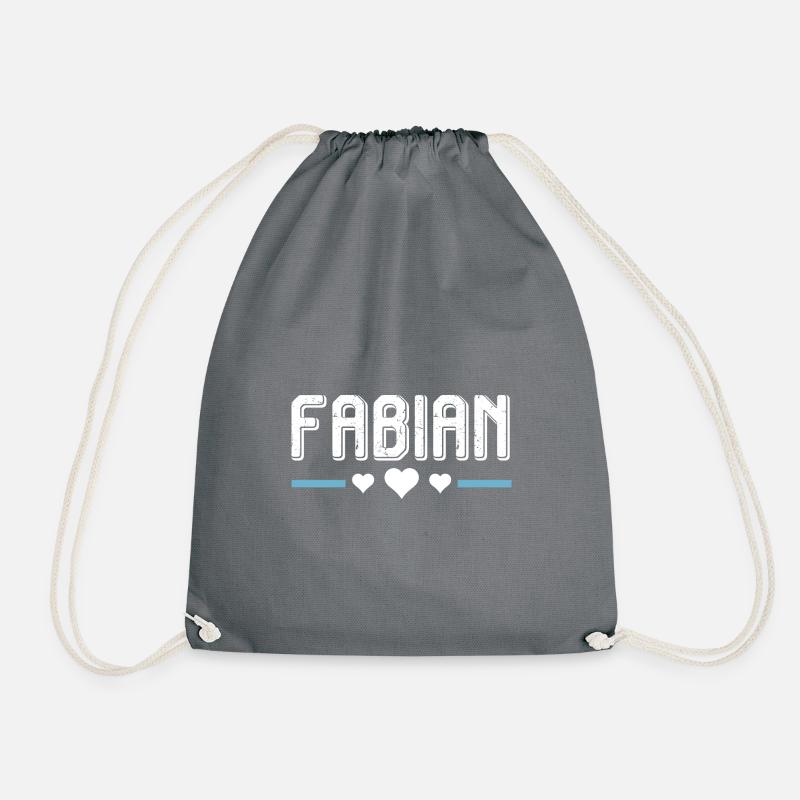 Fabian - Drawstring Bag - grey