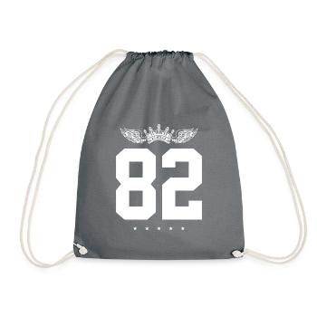 82 Couronne numérique - Sac de sport léger - gris - Devant