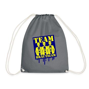 Marié Équipe Célibataire Mariage - Sac de sport léger - gris - Devant
