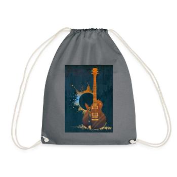 Couverture de Music is life blue - Sac de sport léger - gris - Devant