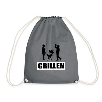 BBQ - Turnbeutel - Grau - Vorne
