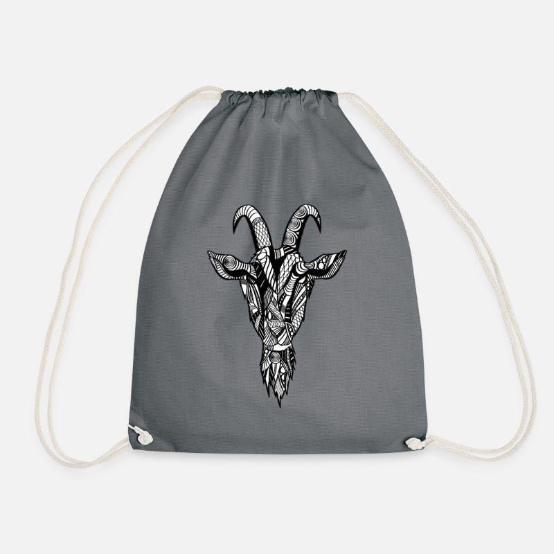 chèvre - Sac de sport léger - gris