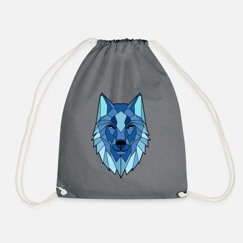 Blue Wolf - Turnbeutel - Grau