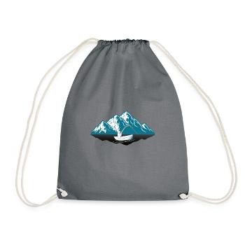 Pêche pêche en haute mer poisson pêcheur pêcheur - Sac de sport léger - gris - Devant