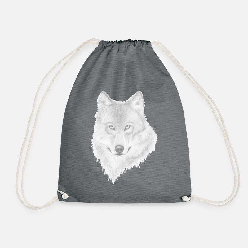 Wolf - Turnbeutel - Grau