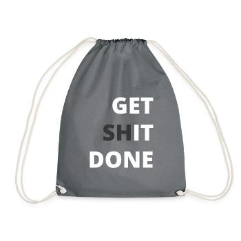 Motivation - Faites chier - Sac de sport léger - gris - Devant