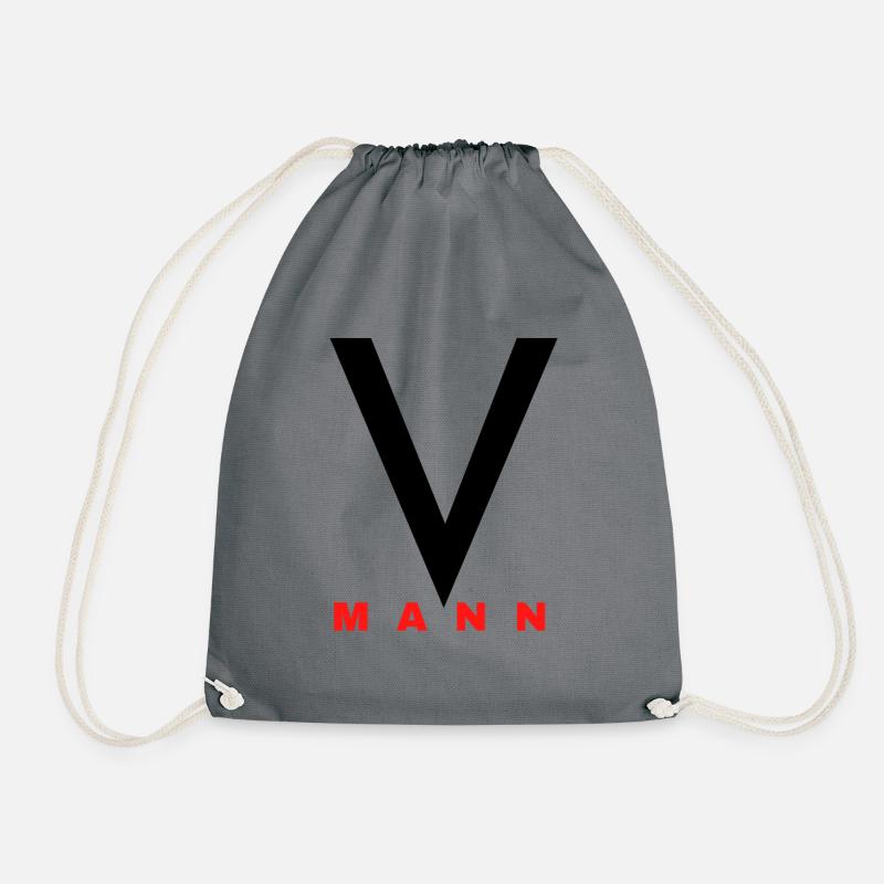 V-Mann - Turnbeutel - Grau
